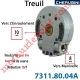 Treuil Vis Sans Fin Manoeuvre Carré 8 Sortie Carré 10 Femelle Avec FdC Réduction 10/1 Autre Réf 73118004A