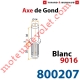 Axe de Gond en Polyamide Avec Insert en Acier pour Gond en Aluminium ø 14 mm Coloris Blanc ± Ral 9016