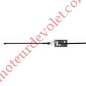 Antenne 433 MHz Rts Câble CoAxial ø 5 mm Longueur ± 3 m