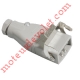 Prise Stas4 Mâle Grise Compatible Hirschmann Côté Moteur 4 pôles + Terre ip 45
