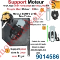 Support Moteur LT 50, Universel pour Joue Zamac de 180 à 205 mm