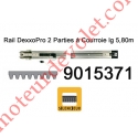Rail Monobloc à Courroie 30 000 Cycles lg 5,80m (en 2 Parties) pour Dexxo Pro