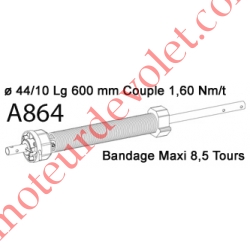 Compensateur Octo 60 Gauche Ressort 4460