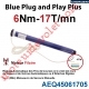 Moteur Cherubini 6/17 Blue Plug and Play Plus ø 45 sans Mds