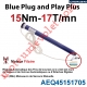 Moteur Cherubini 15/17 Blue Plug and Play Plus ø 45 sans Mds