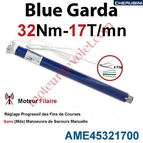 Moteur Cherubini 32/17 Blue Garda ø 45 sans Mds