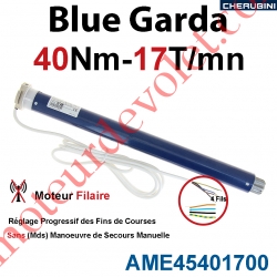 Moteur Cherubini 40/17 Blue Garda ø 45 sans Mds