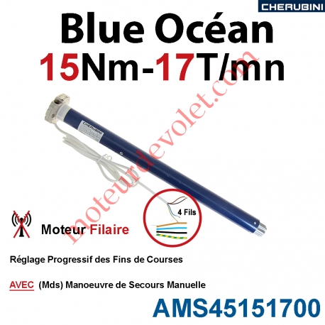 Moteur Cherubini 15/17 Blue Océan ø 45 Avec Mds