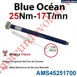 Moteur Cherubini 25/17 Blue Océan ø 45 Avec Mds