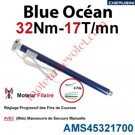 Moteur Cherubini 32/17 Blue Océan ø 45 Avec Mds