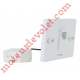 Support Mural à Encastrer et Module d'Alimentation pour Thermostat Evohome Wifi à Ecran Tactile