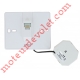 Support Mural à Encastrer et Module d'Alimentation pour Thermostat Evohome Wifi à Ecran Tactile