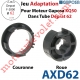 Jeu d'Adaptation pour Moteur Gaposa XQ 50 dans Tube Deprat 62