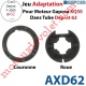 Jeu d'Adaptation pour Moteur Gaposa XQ 50 dans Tube Deprat 62