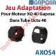 Jeu d'Adaptation pour Moteur Gaposa XQ 40 dans Tube Octo 40