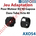 Jeu d'Adaptation pour Moteur Gaposa XQ 40 dans Tube Octo 40