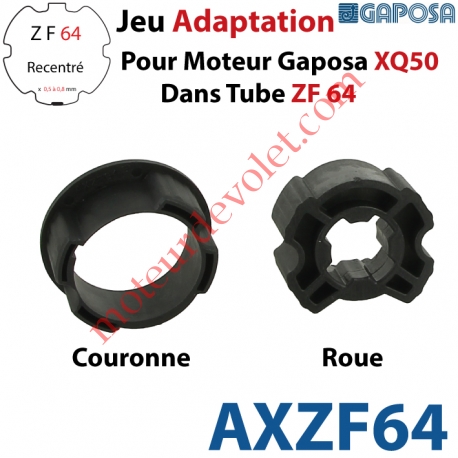 Jeu d'Adaptation pour Moteur Gaposa XQ 50 dans Tube Zf 64