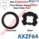 Jeu d'Adaptation pour Moteur Gaposa XQ 50 dans Tube Zf 64