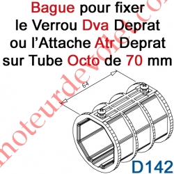 Bague de Verrou Automatique Dvr ou d'Attache Atr pour tube Octo 70