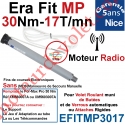 Moteur Nice Radio Era Fit MP 30/17 Av FdC Electro & Fréquence 433,92MHz Rolling Code M 50