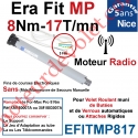 Moteur Nice Radio Era Fit MP 5/17 Av FdC Electro & Fréquence 433,92MHz Rolling Code M 50