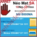 Moteur Néomat SA 10/12 Avec FdC Electroniques et Radio 433,92MHz Rolling Code S 40 (remplacé par la référence EMATST1011)