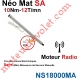 Moteur Néomat SA 10/12 Avec FdC Electroniques et Radio 433,92MHz Rolling Code S 40 (remplacé par la référence EMATST1011)