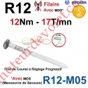 Moteur Filaire Avec FdC à Réglage Progressif 12/17 Becker Avec Mds
