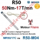 Moteur Filaire Avec FdC à Réglage Progressif 50/11 Becker sans Mds Autre Réf MR50/11C