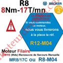 Moteur Filaire Avec FdC à Réglage Progressif 8/17 Becker sans Mds Autre Réf MR8/17C