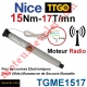 Moteur TT Go Radio 15/17 Avec FdC Electroniques Série M (Medium ø45mm)