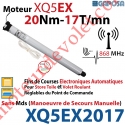 Moteur Radio 868 Mhz 20/17 XQ5EX Fins de Courses Electroniques à Encodeur sans Mds