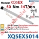 Moteur Radio 868 Mhz 50/14 XQ5EX Fins de Courses Electroniques à Encodeur sans Mds