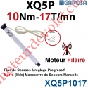 Moteur 10/17 XQ5P Fins de Courses Progressifs sans Mds