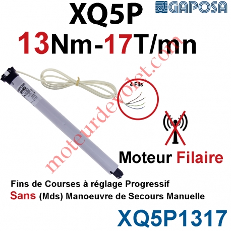 Moteur 13/17 XQ5P Fins de Courses Progressifs sans Mds