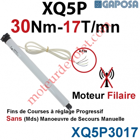 Moteur 30/17 XQ5P Fins de Courses Progressifs sans Mds