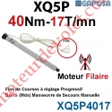 Moteur 40/17 XQ5P Fins de Courses Progressifs sans Mds