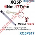Moteur 6/17 XQ5P Fins de Courses Progressifs sans Mds