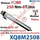 Moteur Gaposa Filaire Série XQ 80 250/8 Avec Mds sans Adaptation ni Support