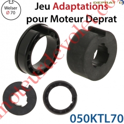 Jeu d'Adaptation pour Moteur Deprat dans Tube Welser 70 à Goutte Plate