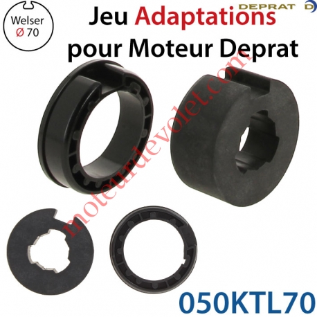 Jeu d'Adaptation pour Moteur Deprat dans Tube Welser 70 à Goutte Plate