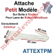 Attache Universelle Lame Petite Boucle Largeur 50mm Acier Galva pour Boîte Ressort Enroulement Extérieur