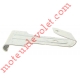 Attache Universelle Lame Petite Boucle Largeur 50mm Acier Galva pour Boîte Ressort Enroulement Extérieur