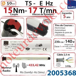 Moteur Simu Radio E Hz 15/17 T5