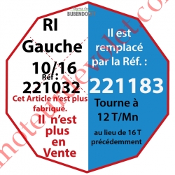 Moteur Bubendorff Radio RI Gauche 10 Nm sans Mds et son Emetteur Mural
