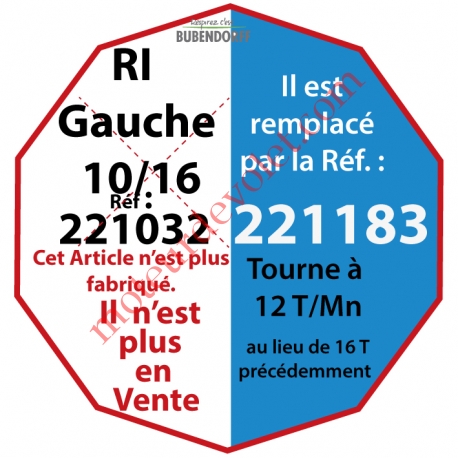 Moteur Bubendorff Radio RI Gauche 10 Nm sans Mds et son Emetteur Mural