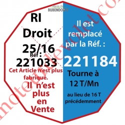Moteur Bubendorff Radio RI Droit 25 Nm sans Mds et son Emetteur Mural