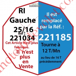 Moteur Bubendorff Radio RI Gauche 25 Nm sans Mds et son Emetteur Mural