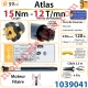Moteur Atlas 15/12 (Moteur Plus Silencieux que la série17 tours/mn) LT 50 sans Mds