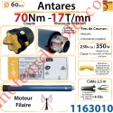 Moteur Somfy Antares 70/17 LT 60